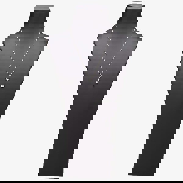 Starbright Silver 6mm Four Claw Square-cut Cubic Zirconia Pendant E304P-6x6M 3A