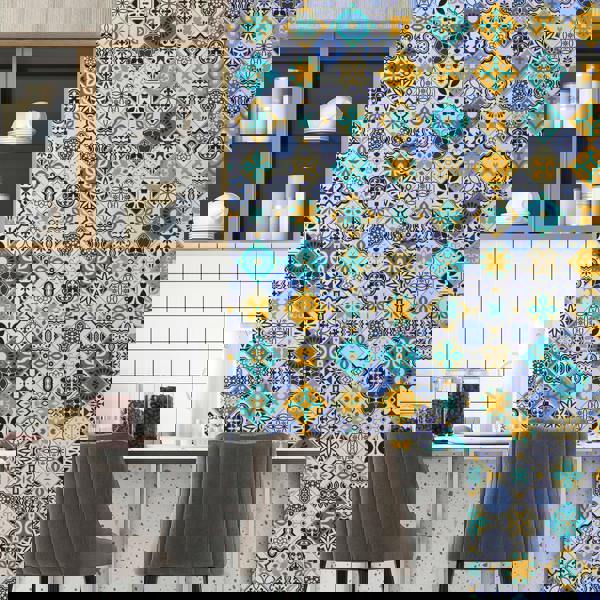 WT3041 - Canary Spanish Tiles 15cm (6in) 48pcs - Wt1565+WT1501