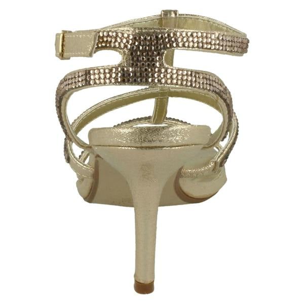 Anne Michelle Ladies Anne Michelle Bar Strap Heeled Sandal