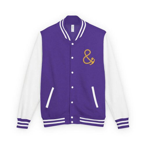 Anchor & Crew The Playmaker Basketball Club League Cotton Varsity Letterman Jacket