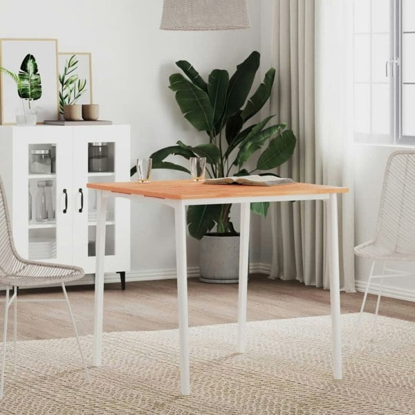 Berkfield Table Top 70x70x1.5 cm Square Solid Wood Beech