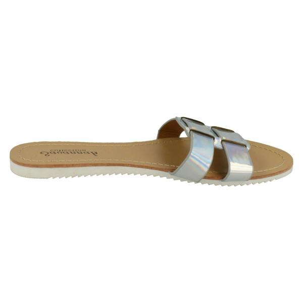 Savannah Ladies Savannah Flat Two Strap Mule