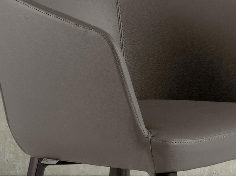 Angel Cerdá Grey leatherette stool 4134