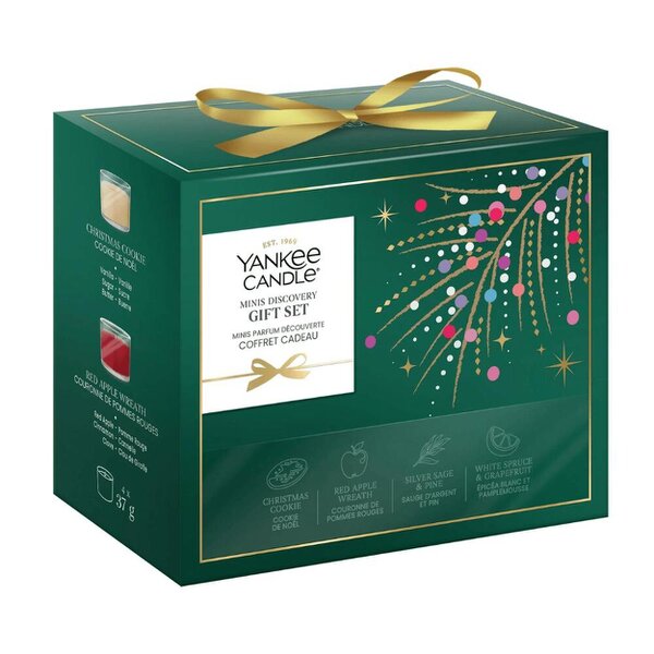 Yankee Candle 4 Mini Filled Votive Christmas Gift Set