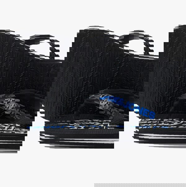 Jack & Jones LOGO 2.0 Mens Flip-Flops Anthracite