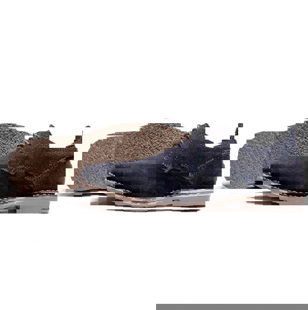 Popps JONAS Mens Suede Desert Shoes Navy