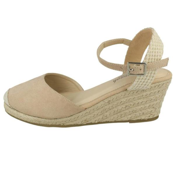 Savannah Ladies Savannah Mid Rope Wedge Espadrilles F2274