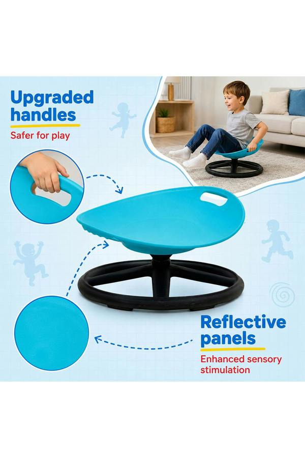 Living and Home Sensory Balance Training Spinning Chair for Kids