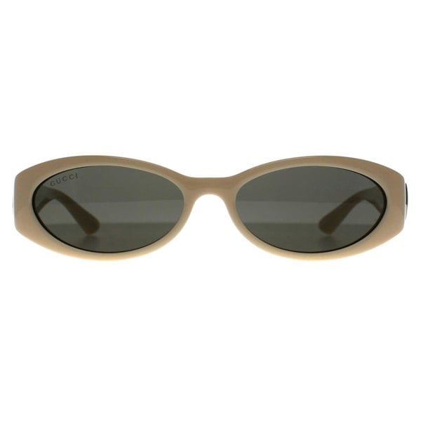 Gucci Sunglasses GG1660S 004 Shiny Ivory Grey Light Mirror
