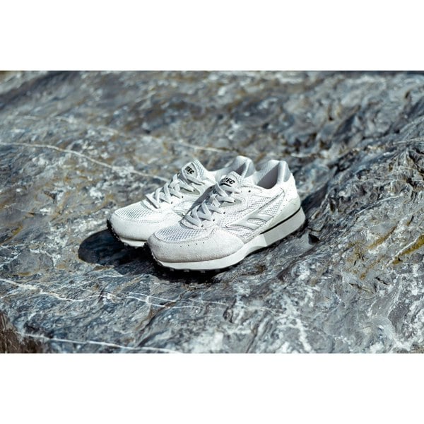 Hi-Tec Silver Shadow OG PU Suede Men's Silver/Grey/Green Trainers