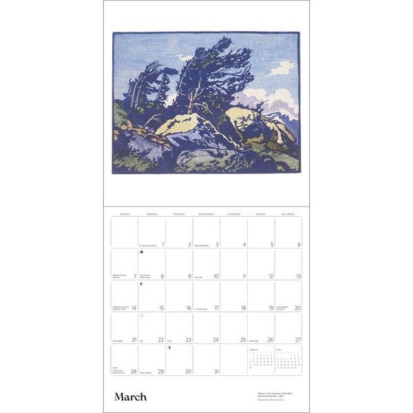 William S Rice, Arts & Crafts Block Prints Calendar 2027, Wall Calendars, Month To View, Art, Gift