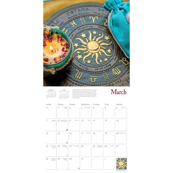 Witchcraft Wicca Calendar 2027, Wall Calendars, Month To View, Lifestyle, Gift