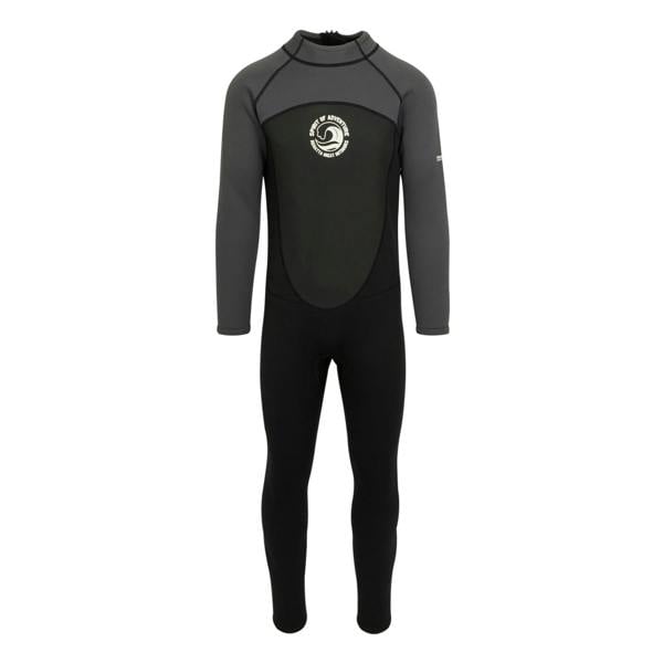 Regatta Mens Grippy Wetsuit - Black/Dark Grey/White - 