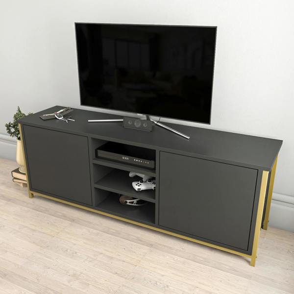 Decorotika Otis Modern Tv Stand TV Cabinet for TV's up to 63"