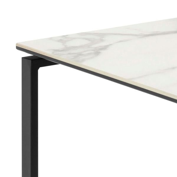 Wyld Haus Durban Square White Ceramic Nesting Coffee Table Set