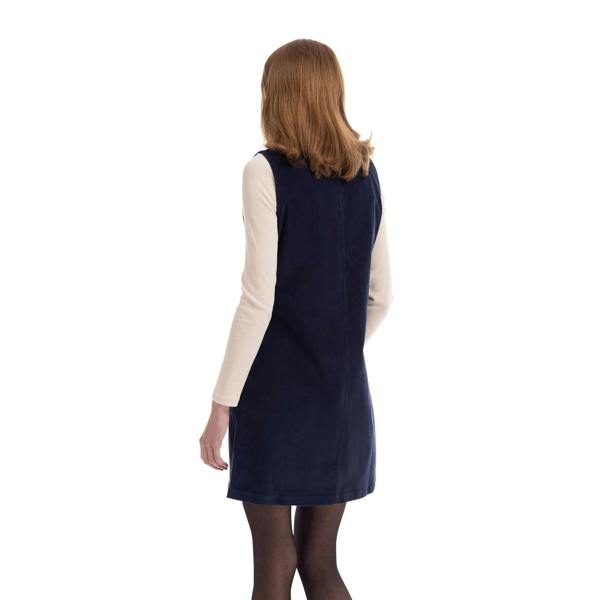 Trespass Womens/Ladies Tarissa Corduroy Pinafore Dress - Navy - 