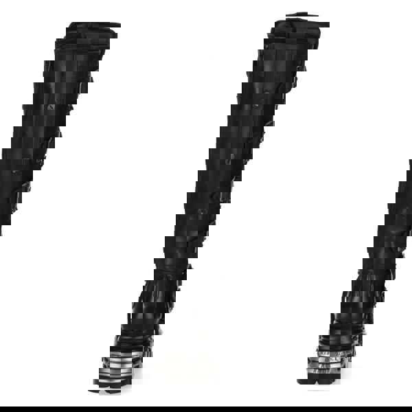 New Rock M-161-C10 Knee High Black Leather Gothic Boots