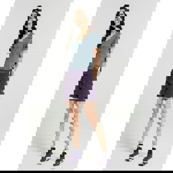 Mountain Warehouse Womens Double Layered Running Shorts - Dark Purple