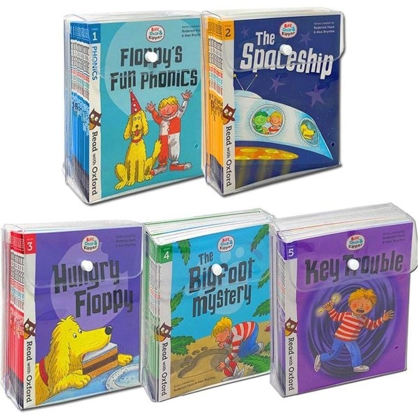 Biff, Chip and Kipper Stage 1-5 Read with Oxford: 88 Phonics Book Set