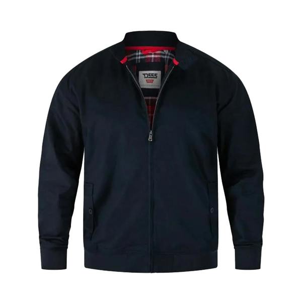 Duke Mens D555 Kent Kingsize Harrington Jacket - Navy - 