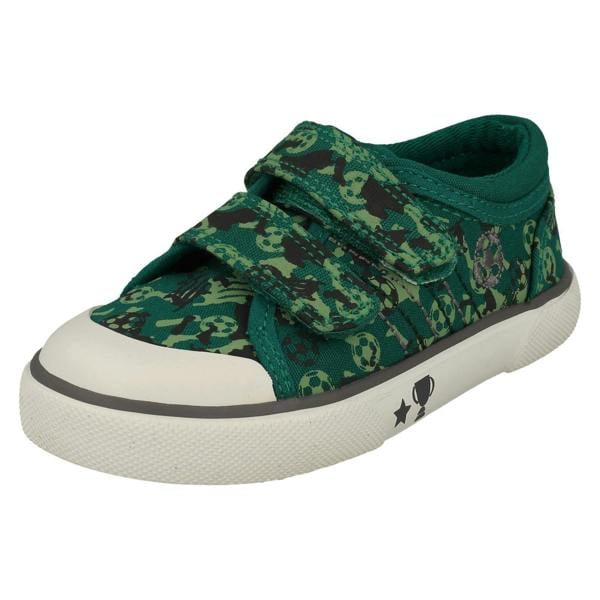 Start-rite Boys Startrite Football Detailed Canvas Shoes Kickabout