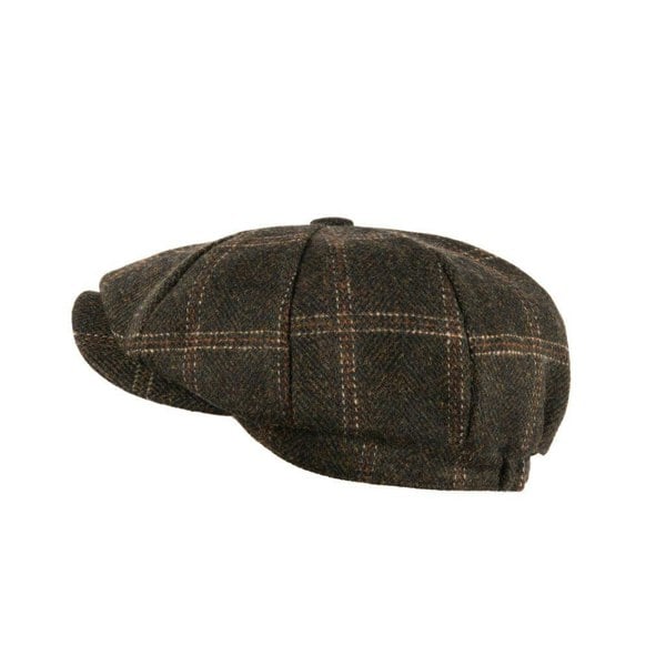 Heritage Traditions Carlyle Tweed Newsboy Cap | Elasticated Fit