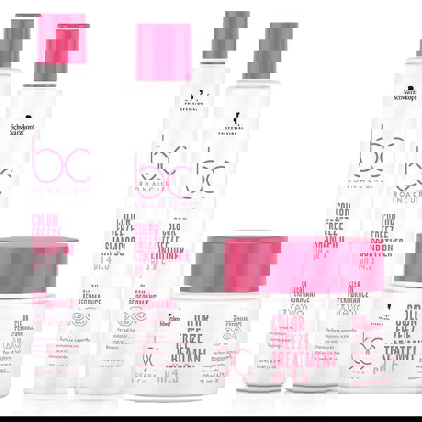 Schwarzkopf Clean Color Freeze Shampoo Conditioner Treatment