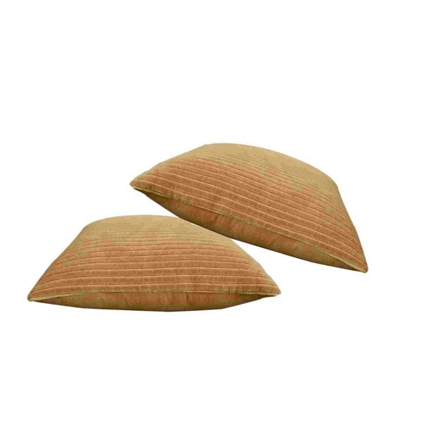 Artisan Furniture Ribbed Mustard Cushion Set of 2