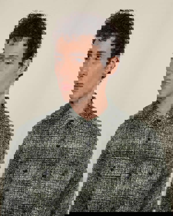 Larsson & Co Dragor - Shadow Check Jersey Casual Overshirt