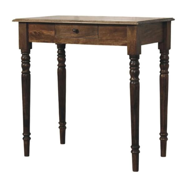 Artisan Furniture Solid Wood Heritage Turned-Leg Desk, Brown
