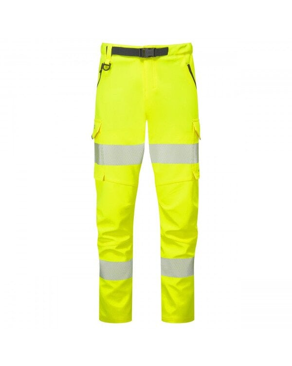 Leo Workwear EcoViz Ladies Stretch Softshell Work Trouser