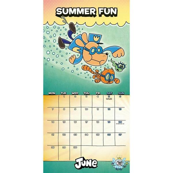 Dog Man Calendar 2027, Wall Calendars, Month To View, Entertainment, Gift
