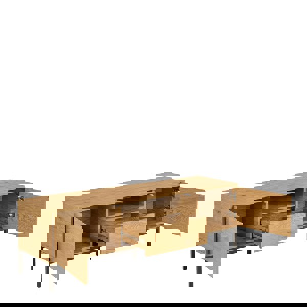 Furniture To Go Seaford Tv Unit 2 Doors 1 Drawer in Matt Wild Oak