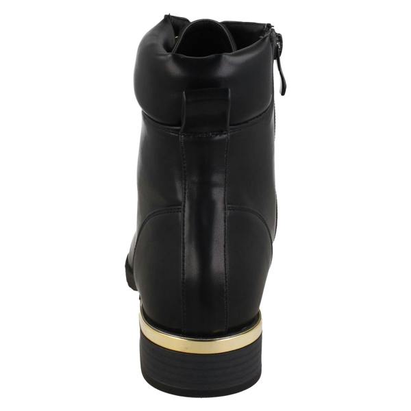 Spot On Ladies Spot On Mid Heel Ankle Boot F51198