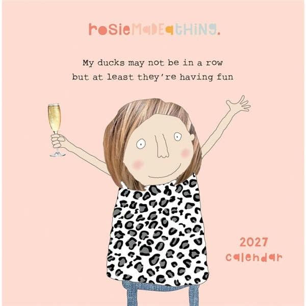 Rosie Made A Thing Calendar 2027, Wall Calendars, Month To View, Humour, Gift