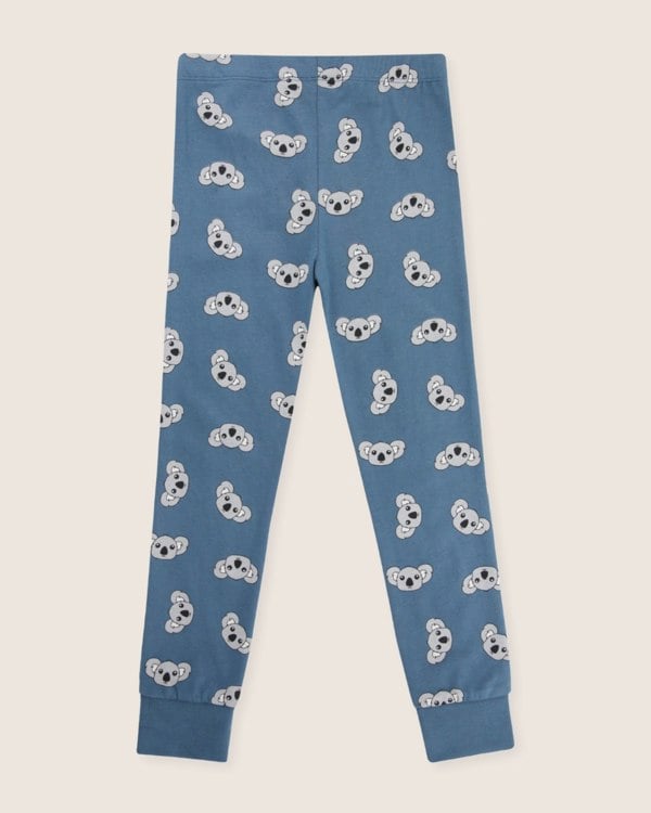 organic cotton Blue Koala Print Leggings- image 5