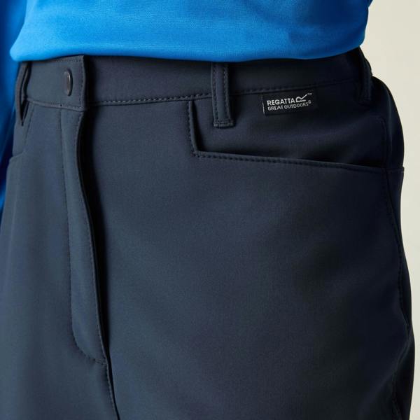 Regatta Childrens/Kids Softshell Trousers - Navy - 