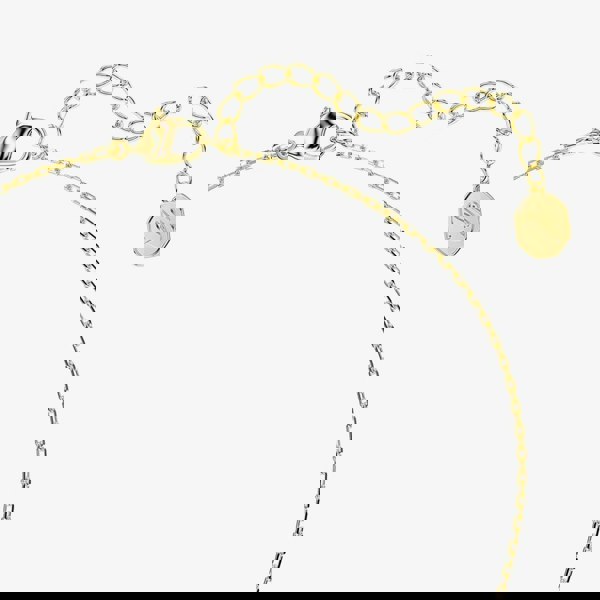 Swarovski Bella Gold Tone Plated Round Green Crystal Pendant Necklace 5735387