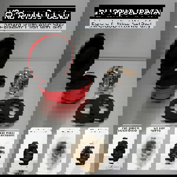 Red Single Watch Travel Case – Bold, Secure & Stylish watchcaseKennett Great Britain