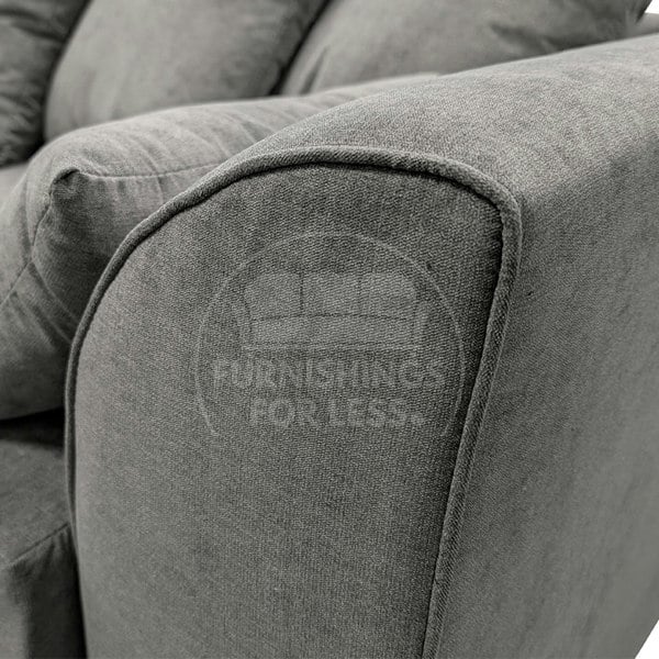 Furnishings For Less Casper Chenille Fabric Corner Sofa