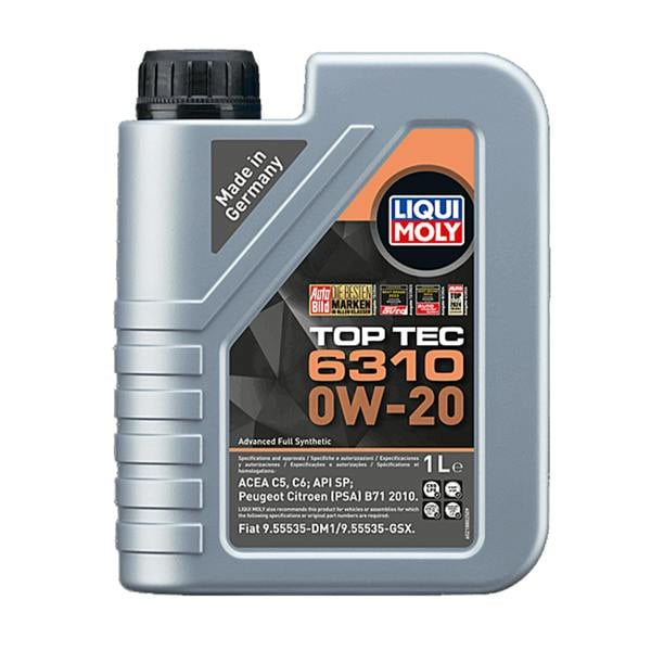 Liqui Moly 0W20 Fully Synthetic Engine Oil ACEA C5/C6 API SP  PSA B71 2010