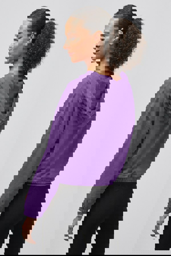 ENORSIA Jersey Hoodie With Elastic Waistband