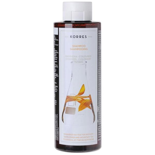 KORRES Haircare Sunflower and Mountain Tea Shampoo for Coloured Hair 250ml