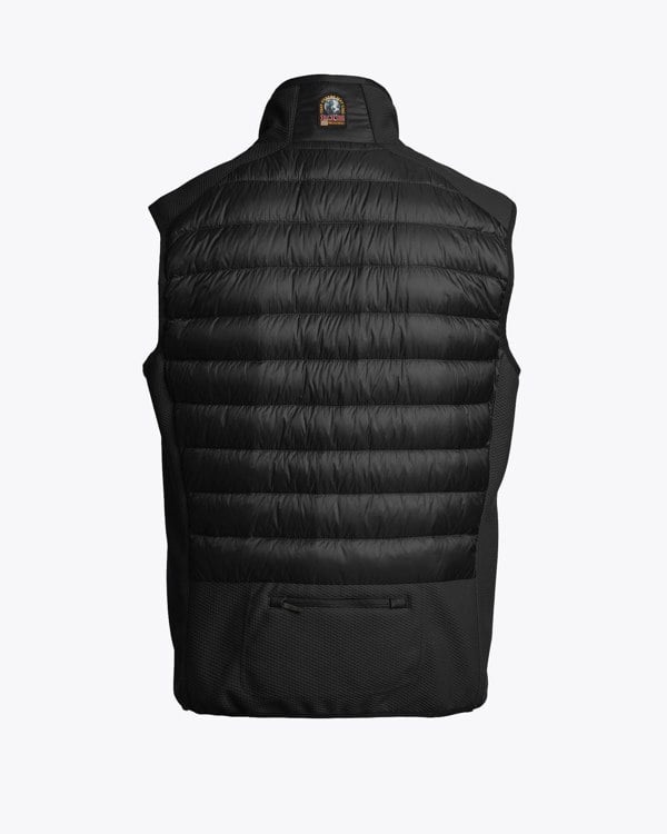 Parajumpers Zavier Mens Fleece/Nylon Gilet - Black 541