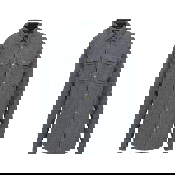 Mountain Warehouse Mens Dresden Melange Shirt - Dark Grey