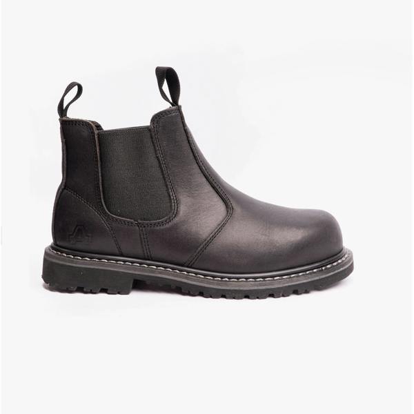 Amblers Safety FS5 Leather Safety Boots Safety Boots   in  Black