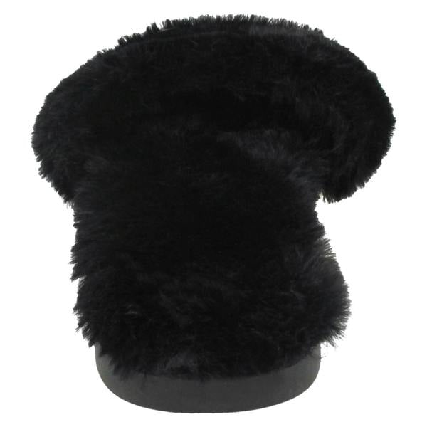 Savannah Ladies Savannah Flat All Fur Slider Mules F00090