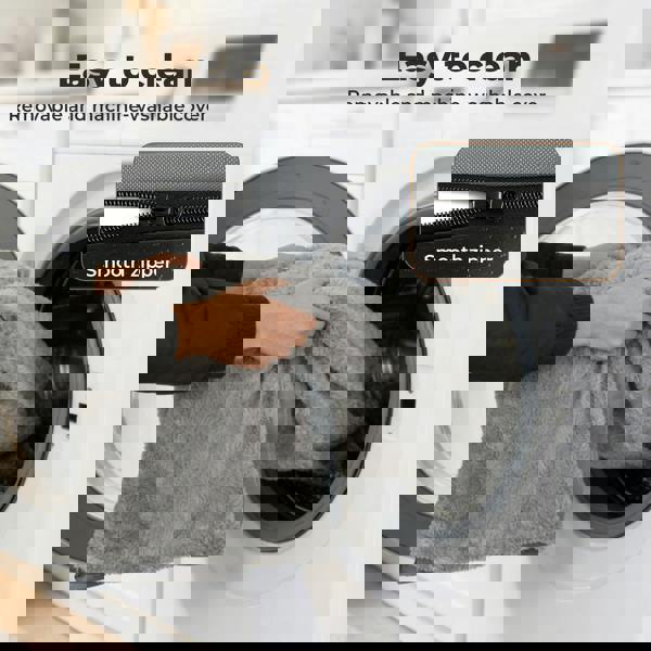 SKYLOS Washable Dog Bed Waterproof Plush Non-Slip Pet Mattress Small Large Dogs