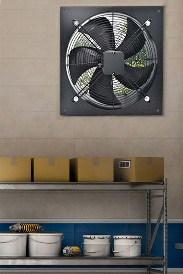 Living and Home Ventilation Wall-Mounted Exhaust Axial Fan 14-inch