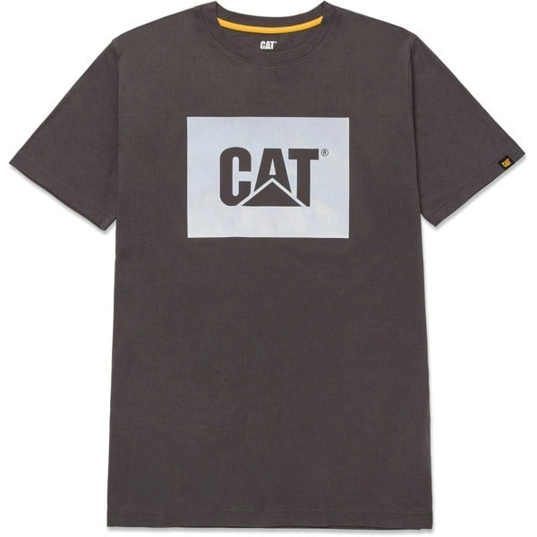 Caterpillar Graphic Cotton Men's Grey T-Shirt